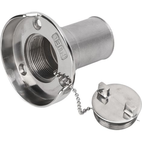 Réservoir de carburant Bouchon de Remplissage 1,5 pouce Inox Acier pour Bateau, Yacht, Caravane, Camping-car, Camion, Remorque - Couvercle pour Diesel, Essence Marine (1/5)