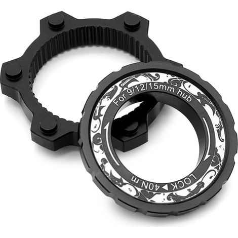 Adaptador Center Lock para bicicleta, adaptador para rotor de 6 tornillos, espaciador de buje Boost