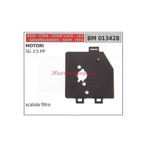 Scatola filtro aria CINA motore motozappa SG 3.5 HP 013428