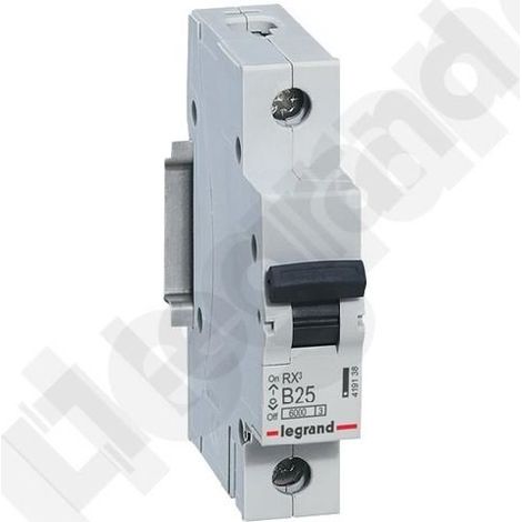 Disyuntor RX3 1P B 25A 6000A
