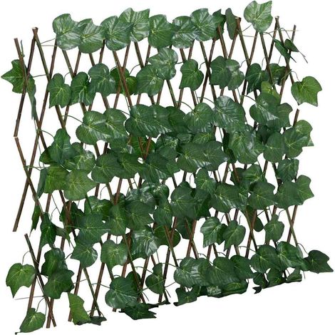 vidaXL Artificial Grape Leaf Trellis Expandable Green 180x60 cm (1/5)