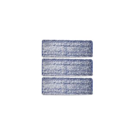 Set mit 3 waschbaren und wiederverwendbaren Mikrofaser-Staubpads für die Bona-Serie von 45,7 cm (18 Zoll) Ersatzmopps zur Reinigung von Hartböden - Crezuo