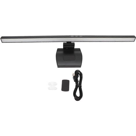 Asymmetrische Lichtleiste für Computerbildschirme, USB-C-Touchbeleuchtung mit 3000-6000K Dimmung, einstellbare Monitorlampe, Typ-C-Lichtquelle, modernes Design, blendfrei. (1/5)