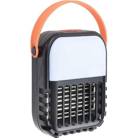 Lampe solaire rechargeable 2 en 1 pour le campinganti-moustiques et tapette à mouches électrique pour l'extérieur (1/5)