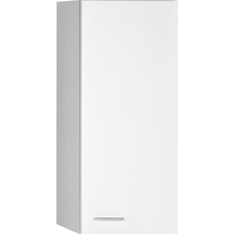 Aqualine Zoja - Meuble suspendue 35x76x23 cm, blanc 50334 (1/2)