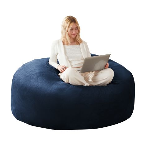 Pouf, fauteuil-pouf, canapé pour adultes — Fauteuil de lecture doux et confortable, idéal pour les chambres, les balcons et autres espaces. (1/5)