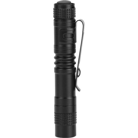 Lampe Torche LED - Alliage D'aluminium Portable 9cm - Usage Médical Et Extérieur - Avec Clip De Fixation (1/5)