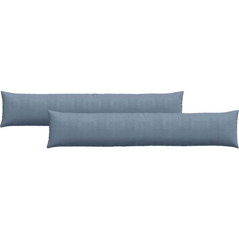 Maison Exclusive - Cuscini da Divano 2 pcs Blu 200 x 40 cm Tessuto in Cords