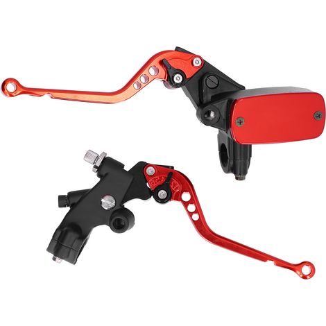 Levier de frein et d'embrayage universel en aluminium usiné 1 pouce pour Honda VTX1300C Shadow (1/5)