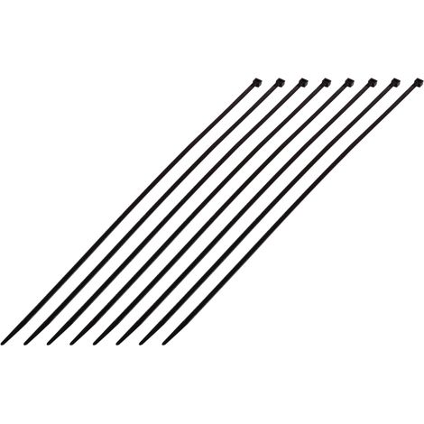 poly pool - 100 fascette 3,5 x 290 mm, ø serraggio 2 - 80 mm nere