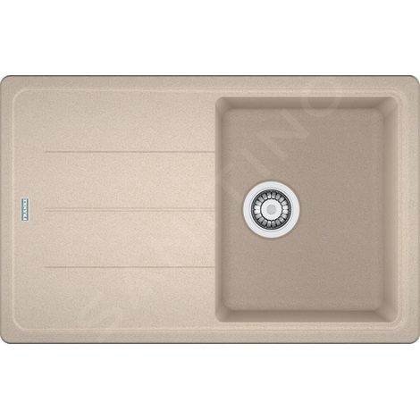 Franke Basis - Évier en fragranit BFG 611-78, 78x50 cm, avoine 114.0285.170 (1/3)