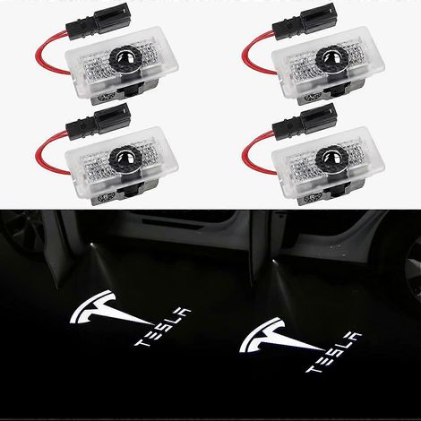 Projecteur lumineux pour portières Tesla (compatible Model 3, Model Y, Model S et Model X) - Lot de 4 (1/4)