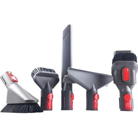 Convient aux aspirateurs Dyson V7V8V10V11V12V15 : accessoires pour tête d'aspiration, brosse pour matelas, brosse ronde souple (1/5)