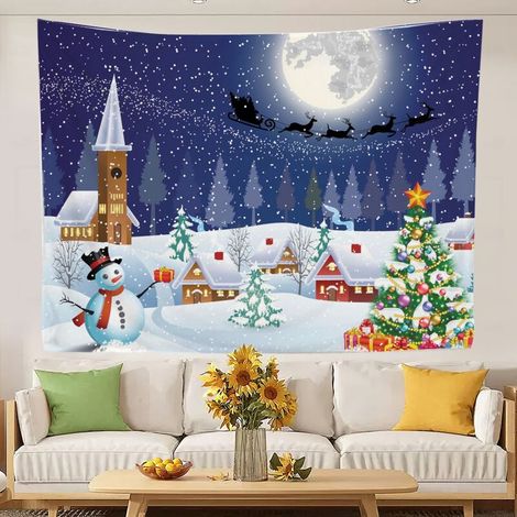 Tapis Murale - Polyester 150x130 cm - Pour Chambre À Coucher Mur Canapé Fenêtre - 1 Pièce (1/5)