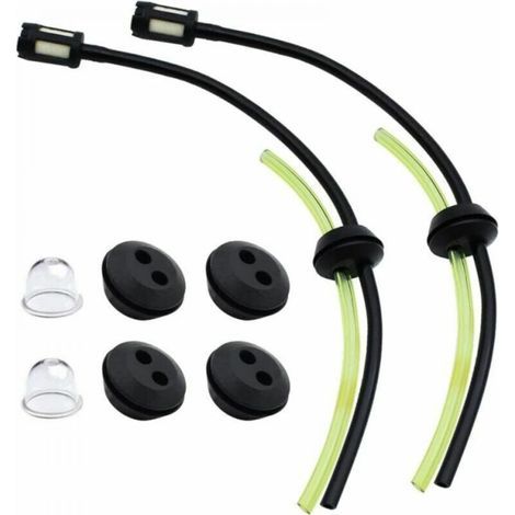 2 jeux de joints universels pour tuyaux de filtre à carburant pour conduites de carburant de tondeuse à gazon (1/4)