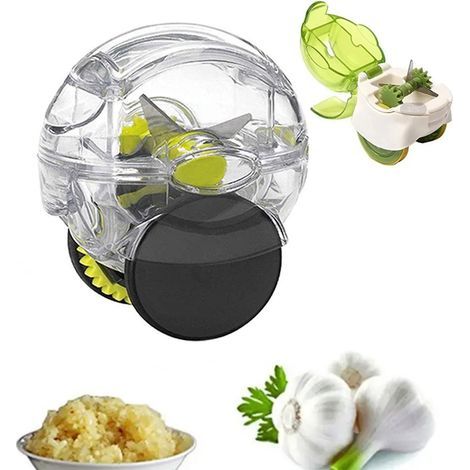 Presse-ail domestique manuel, presse-ail, piment, machine transfrontalière, mini presse-ail de cuisine portable (1/5)