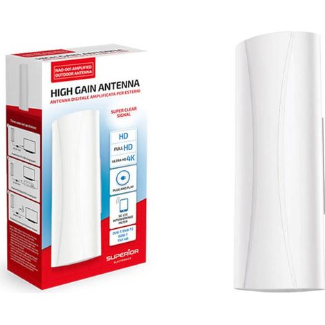 Superior Electronics Verstärkte Outdoor TV-Antenne NAO001