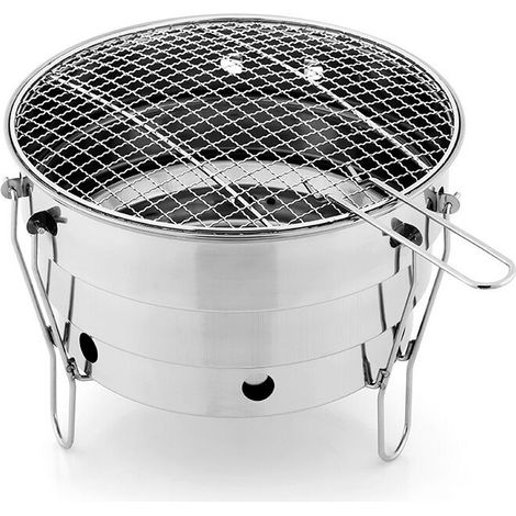 Foyers et braséros Fire Pit FirePit Poêle Pliante Camping Camping Portable Camping un barbecue Barbecue en acier inoxydable barbecue en acier inoxydable extérieure pique-nique pique-nique outil,Style (1/3)