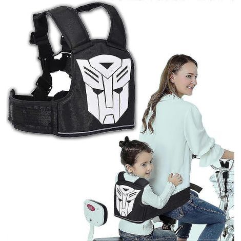 Ceinture de sécurité moto pour enfants, harnais de sécurité moto haute résistance réglable pour enfants, harnais de sécurité bébé, résistance aux chutes (1/5)
