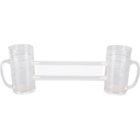 Verre à bière en cristal sans plomb avec anse anti-chute pour bar, KTV et congélateur