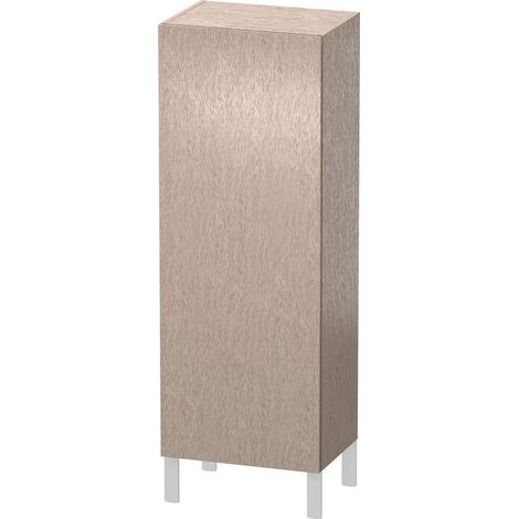 Armoire Duravit L-CUBE 500x363x1320mm ouverture gauche chêne cachemire