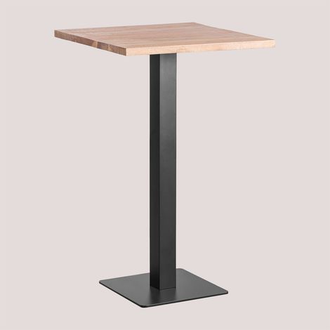 SKLUM Hoher Bartisch aus Akazienholz schmal &x2194&xFE0E 70 cm