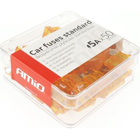 Fusibili standard per auto, confezione da 50, 5A, AMIO-02226 (1/2)