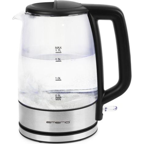 Emerio Glas-Wasserkocher WK-130126, 1,7 Liter, 2200 Watt, Beleuchtung (1/3)
