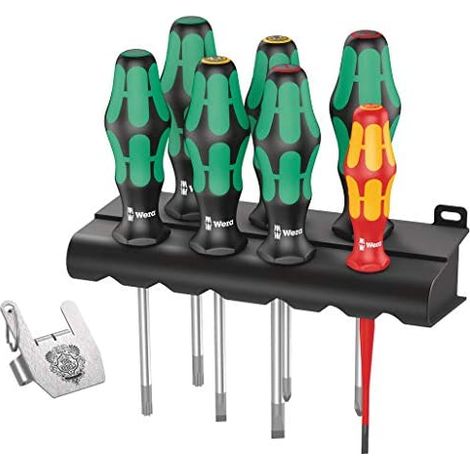 Wera Kraftform/7 Heavy Metal 1 Jeu de tournevis VDE 8 pièces Phillips, Plat, Torx (1/5)
