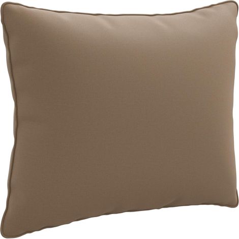 Coussin de dossier d'extérieur 1 Pièce polyester Taupe (1/5)