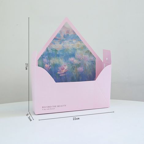 5 boîtes cadeaux élégantes à motifs floraux et lettre d'amour, pour la Saint-Valentin, mariage, Fête des Mères, remise de diplôme, panier de fleurs DIY (sans collier de perles) (1/5)