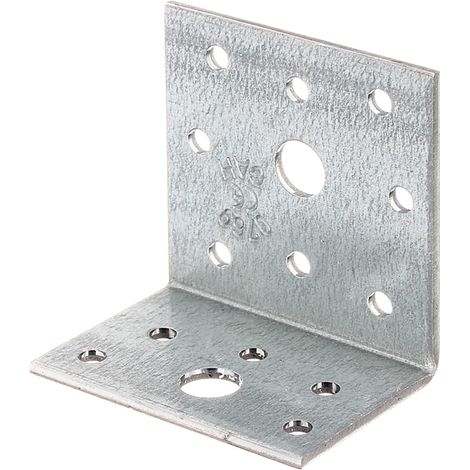 Squadretta giunzione angolare 40X60X60X2,5mm Zincata (1/2)