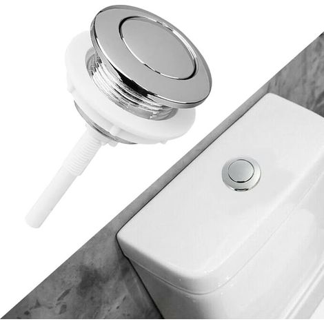 Bouton poussoir de chasse d'eau 38 mm – Économie d'eau – Compatible réservoirs universels – Installation rapide sans outils (1/5)