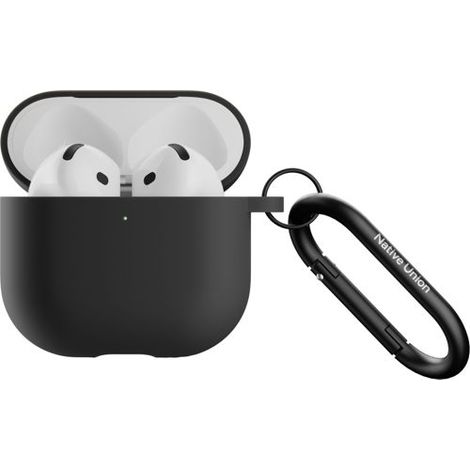 Native Union Active Case – Silikonhülle für AirPods 4 (schwarz) (1/2)