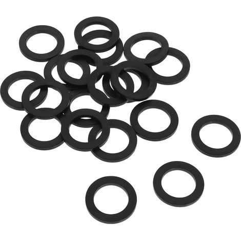 20 joints plats en caoutchouc noir de 2 5 cm 1 pouce pour (1/5)