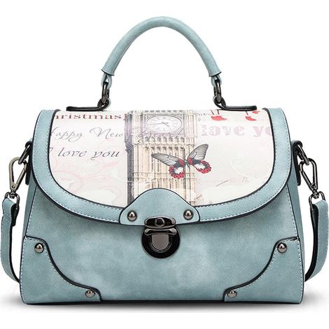Sac fourre-tout givré pour femme (bleu)