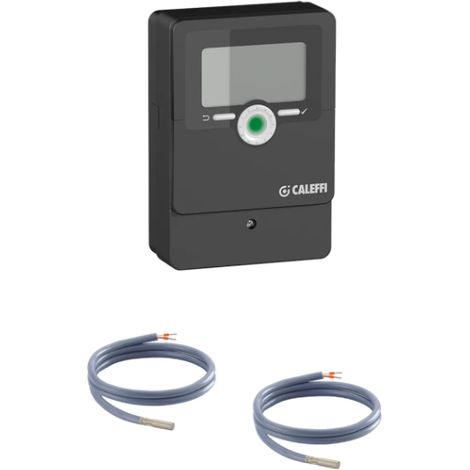 Caleffi – Régulateur numérique 161010 – Plage de température 5-95 °C – Alimentation 230V – Signal de commande 0-10V – Classe IP20