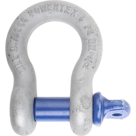 Manille en Acier Zingué, 4.75t ( Prix pour 1 )
