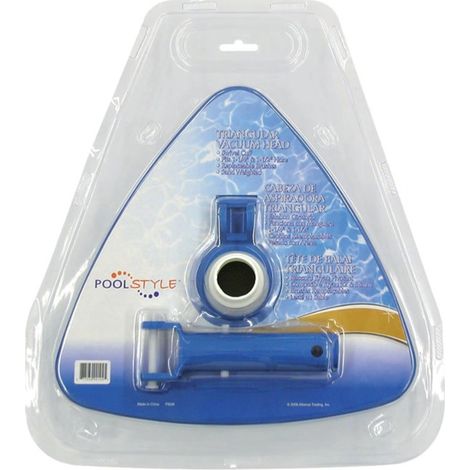 Cabeza de escoba para piscina triangular