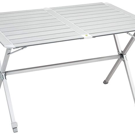 Brunner Mesa De Camping Silver Gapless Level 6 Plegable De Aluminio Con Tablero Enrollable