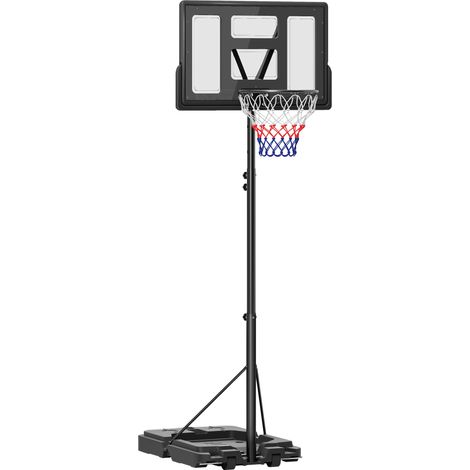SPORTNOW 2.3-3.05m Basketball Hoop and Stand with Weighted Base and Wheels (1/5)