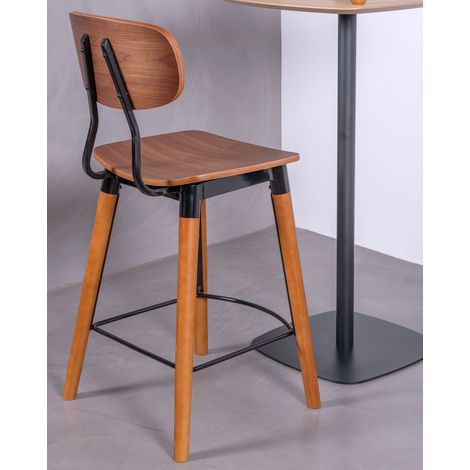 Nest Dream - Industriehocker - Copine - Walnußholz