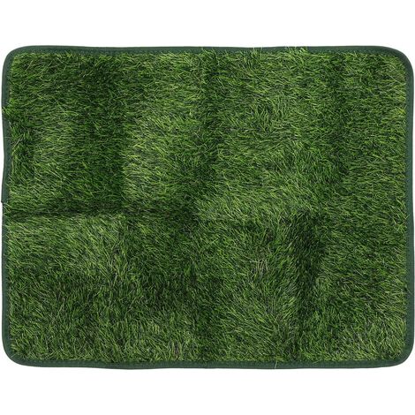 Tapis de sol lavable en gazon synthétique pour chien - Idéal pour balcon et apprentissage de la propreté pour chats et chiens