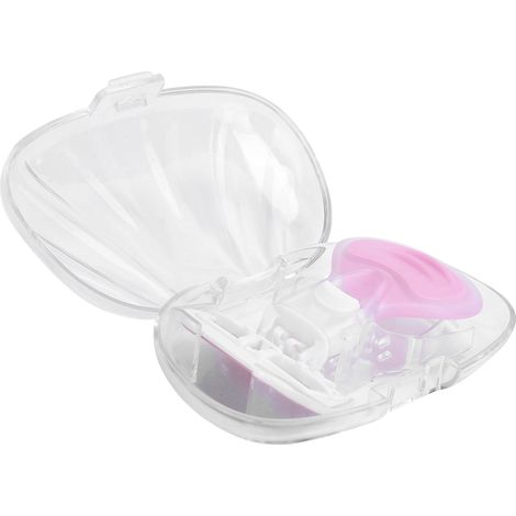 Rasoir Manuel pour Femmes - Épilateur Portable Visage et Jambes - Rose (1/5)