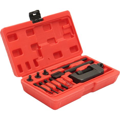 Kit d'outils pour le démontage et le rivetage de chaînes de moto (1/5)