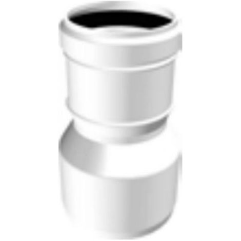 canna fumaria in PLASTICA PPS DN 80M - 60F ADATTATORE AUMENTO DI DIAMETRO