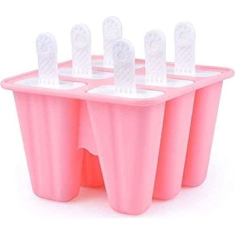 Moules à sucettes glacées réutilisables en silicone sans BPA (1/4)