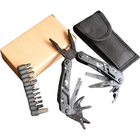 Multitool Pliers Pocket Size Knife Screwdriver File Bottle Opener Saw for Outdoor Camping (1/5)