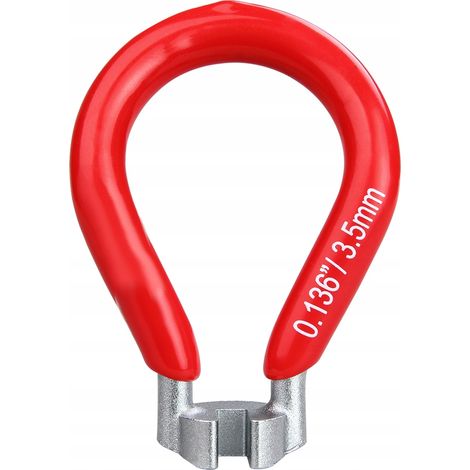 Chiave per nipplo di centraggio raggi Super B TB-5560 da 3,5 mm, colore rosso (1/2)