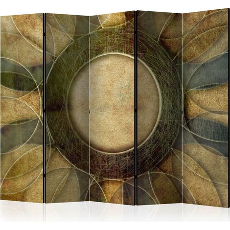 Paravento - flower - retro style II [Room Dividers] - 225x172 (1/4)
